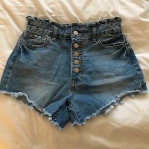 💥4/$32💥 High Waist Button Up Shorts